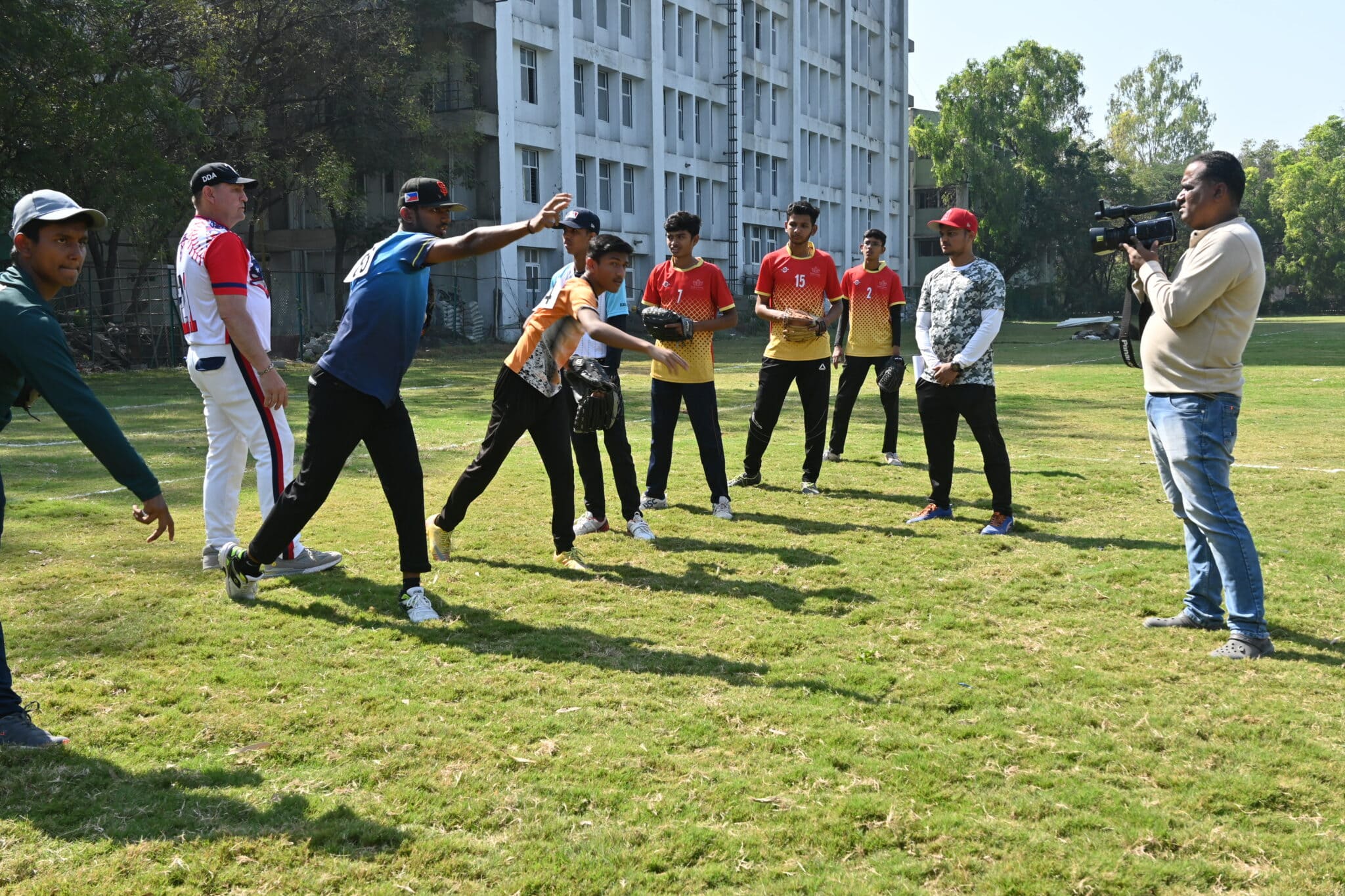 Kopargaon Camp - Players learning fundamentals
